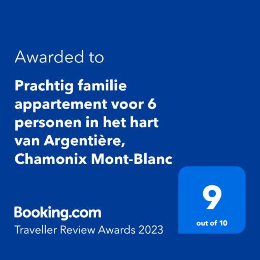 Prachtig Familie Appartement Voor 6 Personen In Het Hart Van Argentiere, Chamonix Mont-Blanc Exterior foto